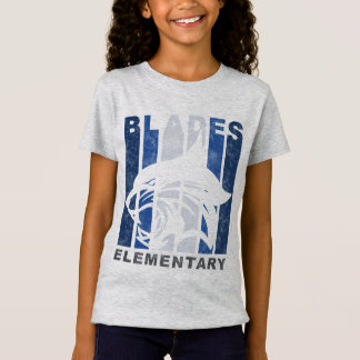 Blades Retro Grundschule - Mädchen T-Shirt