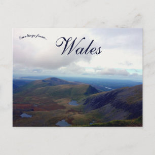 Blaenau Ffestiniog Snowdonia Nationalpark Wales Postkarte