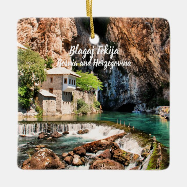 Blagaj Tekija Dervish Bosnien Herzegovina stilisie Keramikornament (Vorderseite)