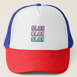 BLAH BLAH BLAH DESIGN TRUCKERKAPPE