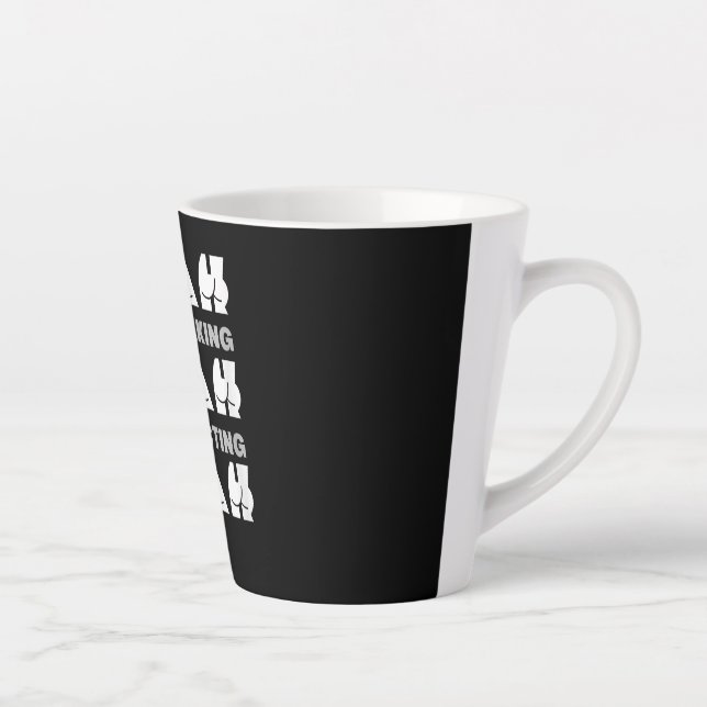 Blah Blah Blah Stopp Talking Start Acting Cheeky Milchtasse (Rechts)