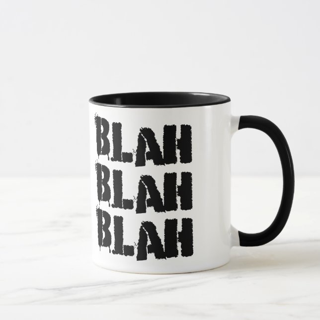 Blah - blah Kaffee-Tasse Tasse (Rechts)