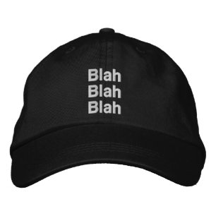 Blah - blah personalisierter justierbarer Hut