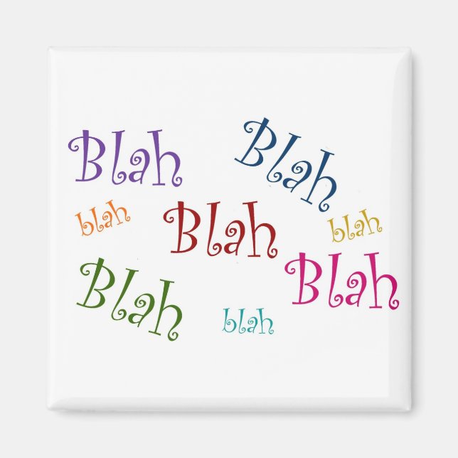 Blah-Magnet Magnet (Vorne)