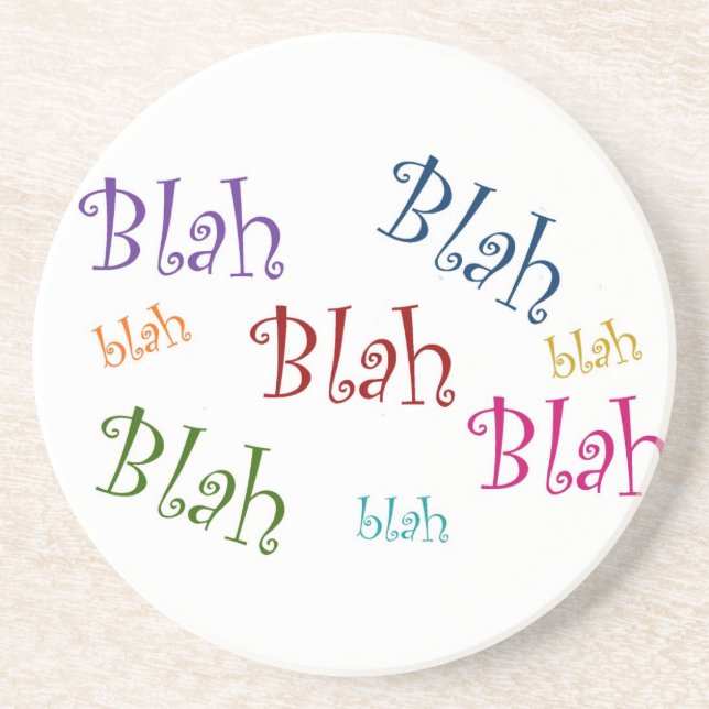 Blah Untersetzer (Vorne)