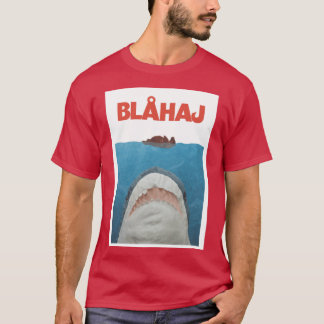 Blahaj Zähne Poster Freunde T-Shirt