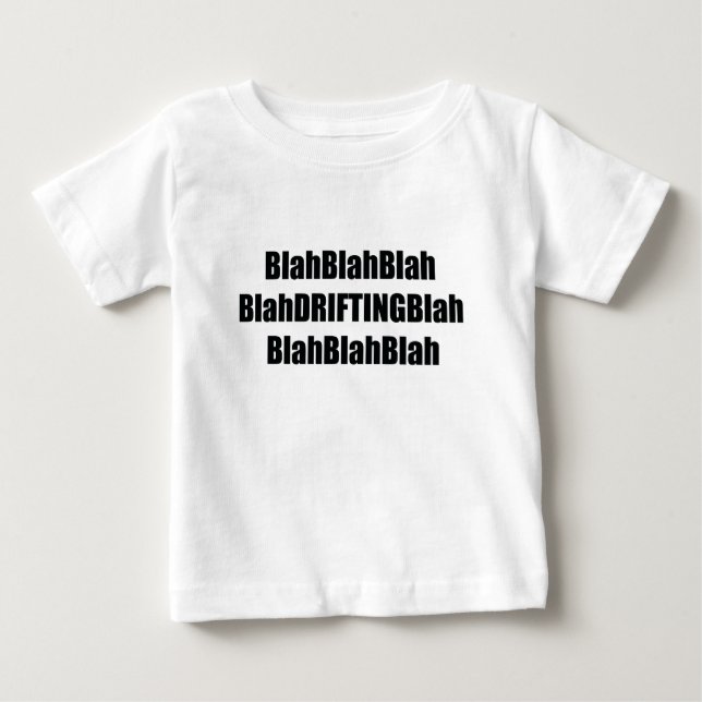 Blahdriftingblah Baby T-shirt (Vorderseite)