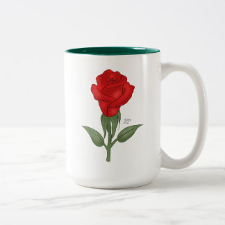 Blaine hat einen Pen - Rose Zweifarbige Tasse