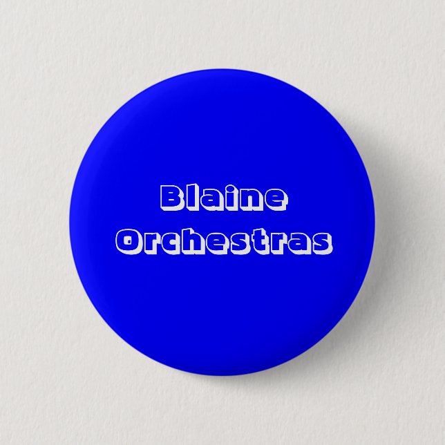 Blaine Orchester Button (Vorderseite)