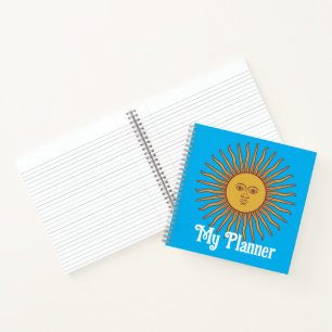 Blaing Sun Personalisiert Notizbuch