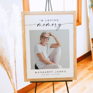 BLAIR Boho Foto Gedenkfeier Begrüßung Poster