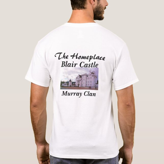 Blair Castle - Scottish Murray Clan T-Shirt (Rückseite)