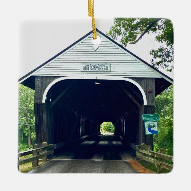 Blair Covered Bridge Keramikornament (Vorderseite)