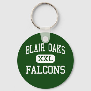 Blair-Eichen - Falcons - hoch - Jefferson city Schlüsselanhänger