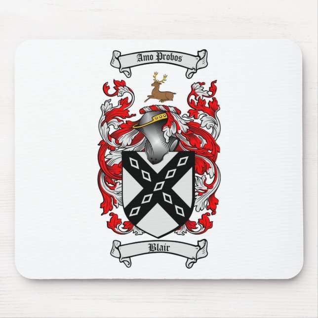 BLAIR-FAMILIENWAPPEN - BLAIR-WAPPEN MOUSEPAD (Vorne)