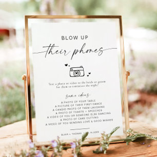 BLAIR Minimalistisch geblasen ihre Handys Foto Jag Poster