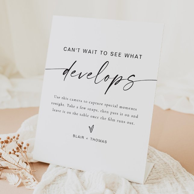 BLAIR Minimalistisch kann nicht abwarten, was sich Sockelschild (Von Creator hochgeladen)