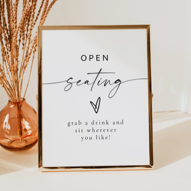 BLAIR Moderne Bohemische Hochzeitssitze Poster (Von Creator hochgeladen)