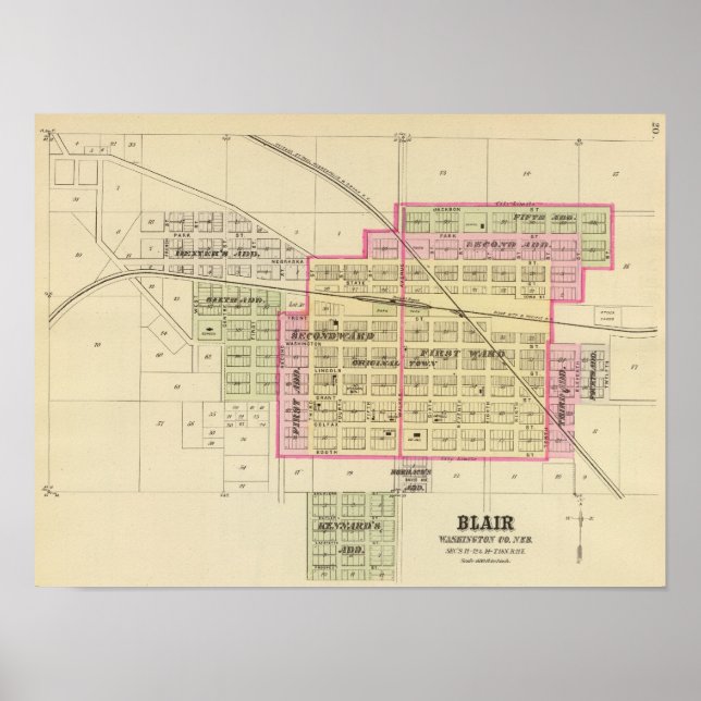 Blair, Nebraska Poster (Vorne)