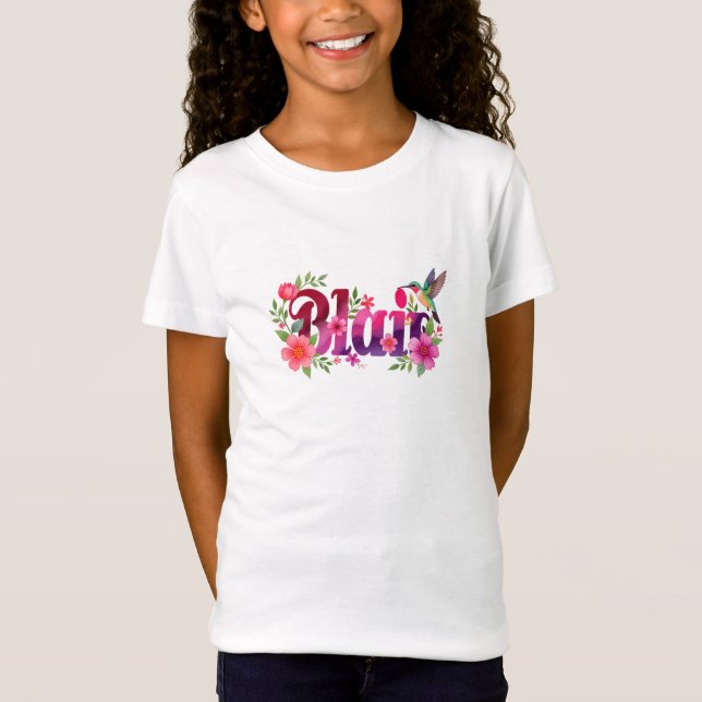 Blair - Personalised Shirt  - For Kids (Vorderseite)