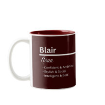 Blair Personalisierter Namens-Kaffeebecher