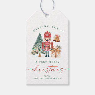 BLAIR Skandinavier Red Nutcracker Weihnachten Geschenkanhänger