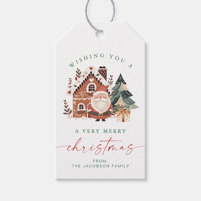 BLAIR Skandinavier Weihnachtsbaumurlaub Geschenkanhänger (Vorderseite)