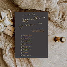 BLAIRE Modern Spy Wedding Foto Hunt Game Program Programm