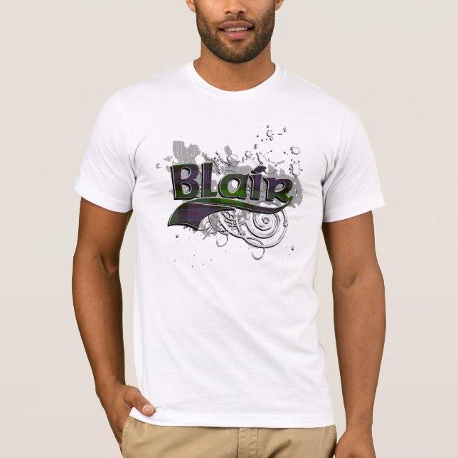 Blairtartan-Schmutz T-Shirt (Vorderseite)