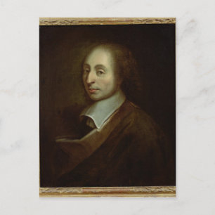 Blaise Pascal c.1691 Postkarte