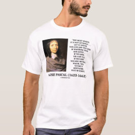 Blaise Pascal Gain Loss Wetten Gott existiert Zita T-Shirt