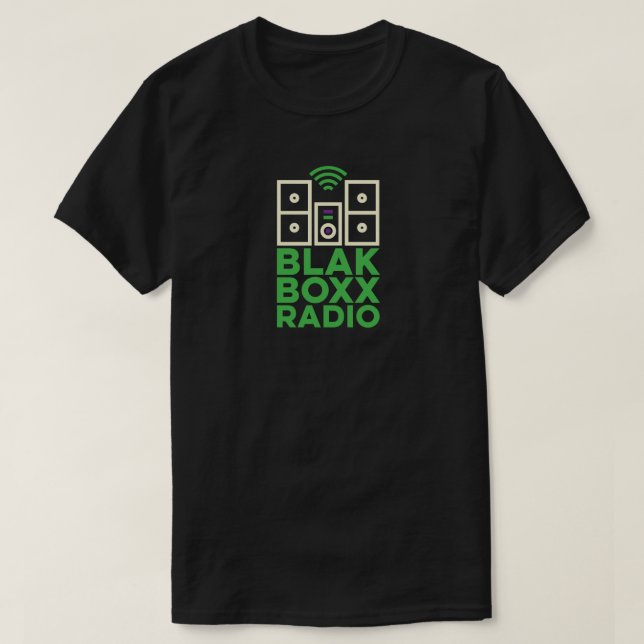 BLaKBoXXRadio Schwarzes T-Shirt (Design vorne)
