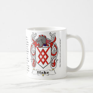 Blake-Familien-Wappen Tasse