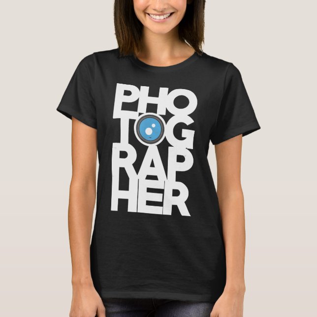 Blake Fotodesign Camera Lense Geschenk für Ph T-Shirt (Vorderseite)