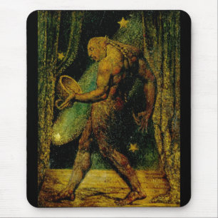 Blake Geist eines Flohs Mousepad