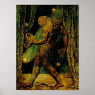 Blake Ghost eines Flea Fine Art Poster