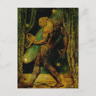 Blake Ghost eines Flea Fine Art Postkarte