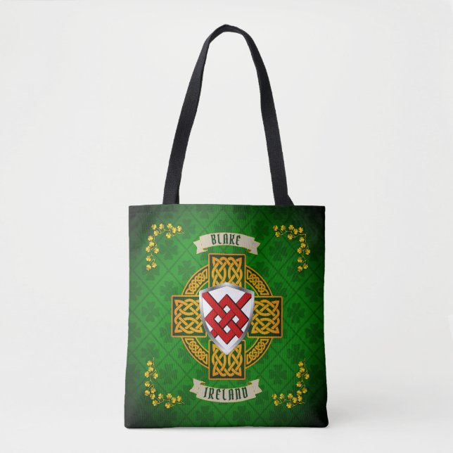 Blake Irish Shield & Celtic Cross Personalisiert (Vorderseite)