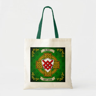 Blake Irish Shield & Celtic Cross Personalisiert Tragetasche