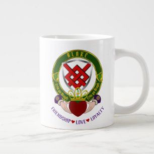 Blake Irish Shield mit Riesenkaffee-Tasse Jumbo-Tasse