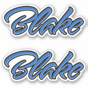 Blake Name blue Aufkleber Sticker Stickerset