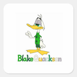 Blake Quackson Quadratischer Aufkleber