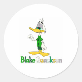Blake Quackson Rundsticker Runder Aufkleber