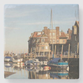 Blakeney Quay an der Nordküste Norfolks Steinuntersetzer