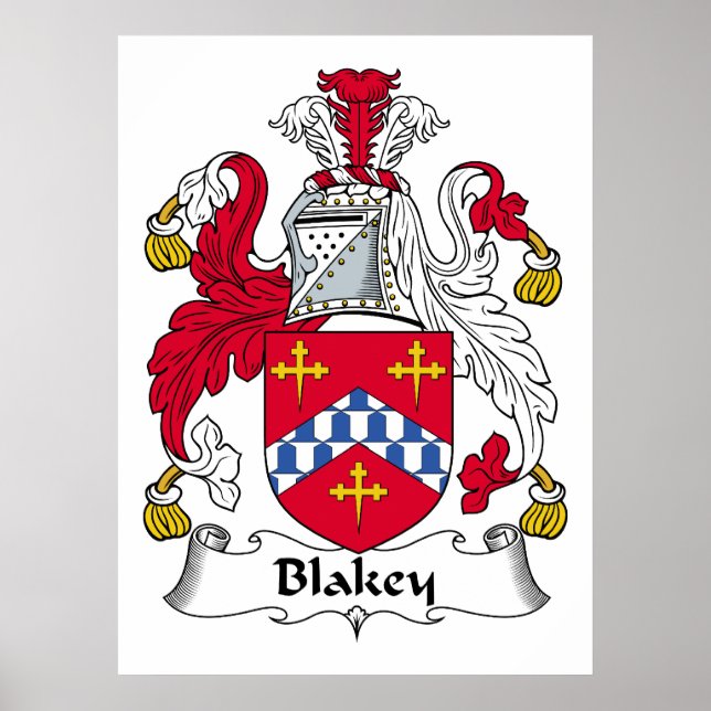 Blakey Family Crest Poster (Vorne)