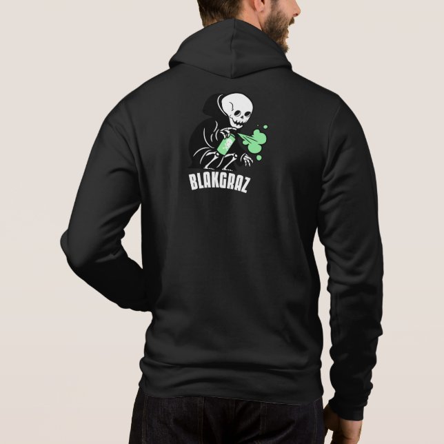 Blakgraz Grim Sensenmann Hoodie (Rückseite)