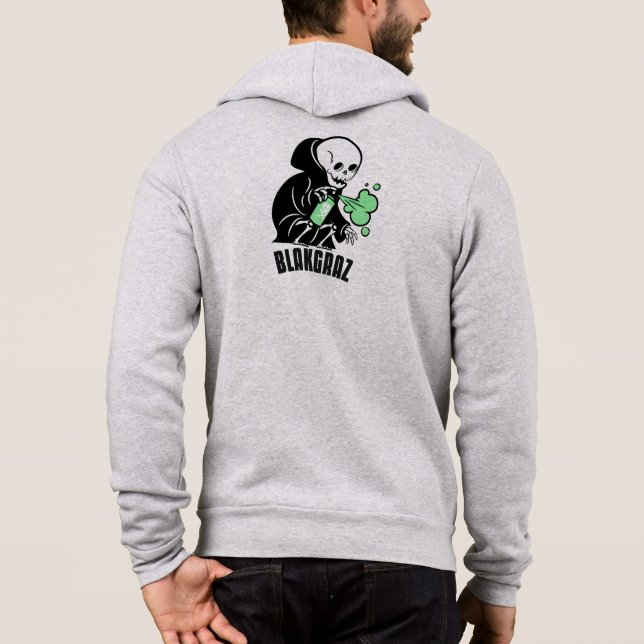 Blakgraz Grim Sensenmann Hoodie (Rückseite)
