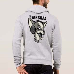 Blakgraz Lucy der Hund mit Kopfhörer Hoodie