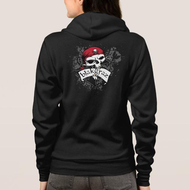 Blakgraz Pirate Skull Hoodie (Rückseite)