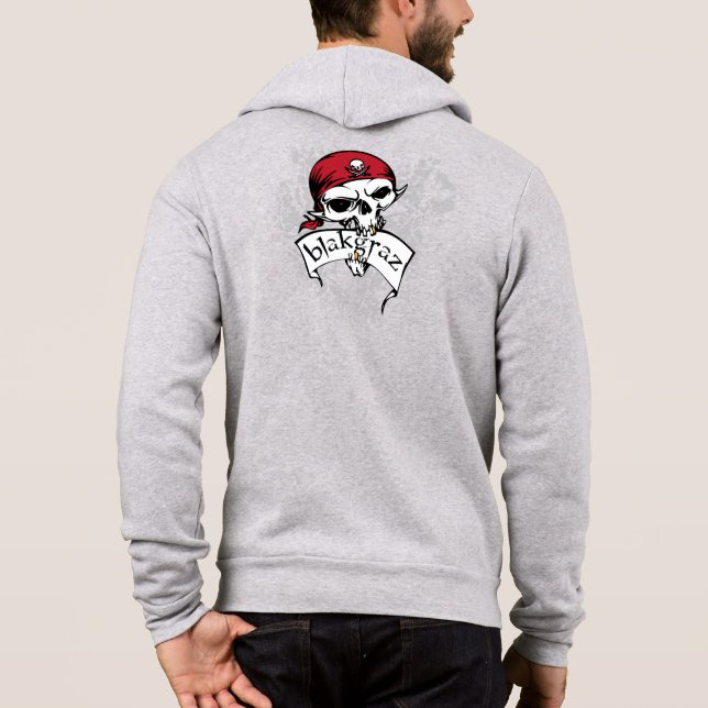 Blakgraz Pirate Skull Hoodie (Rückseite)